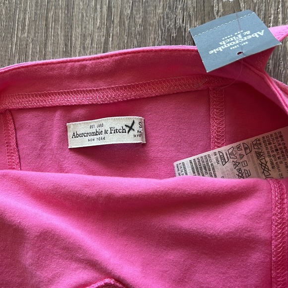 Abercrombie & Fitch Bright Pink Bralette Top Size Small - Picture 6 of 7